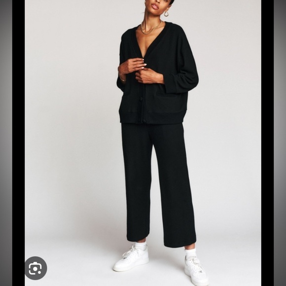 NWOT LESJOUR BLACK BUTTONED CARDIGAN BIZ-LEIZURE COMFY WORK ATTIRE BUTTERY SOFT - Picture 9 of 15